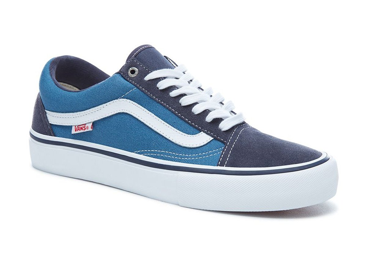 navy and white old skool vans