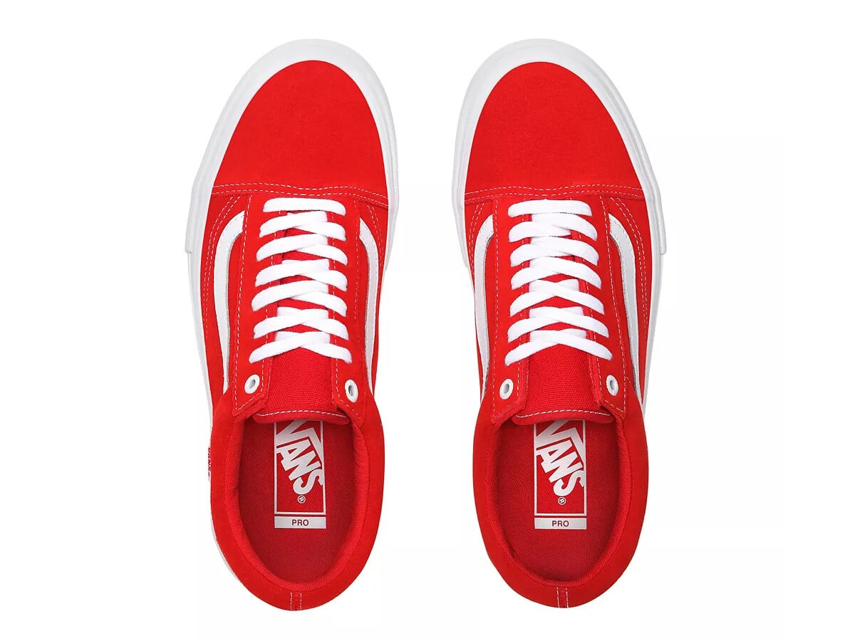 vans shoes red and white
