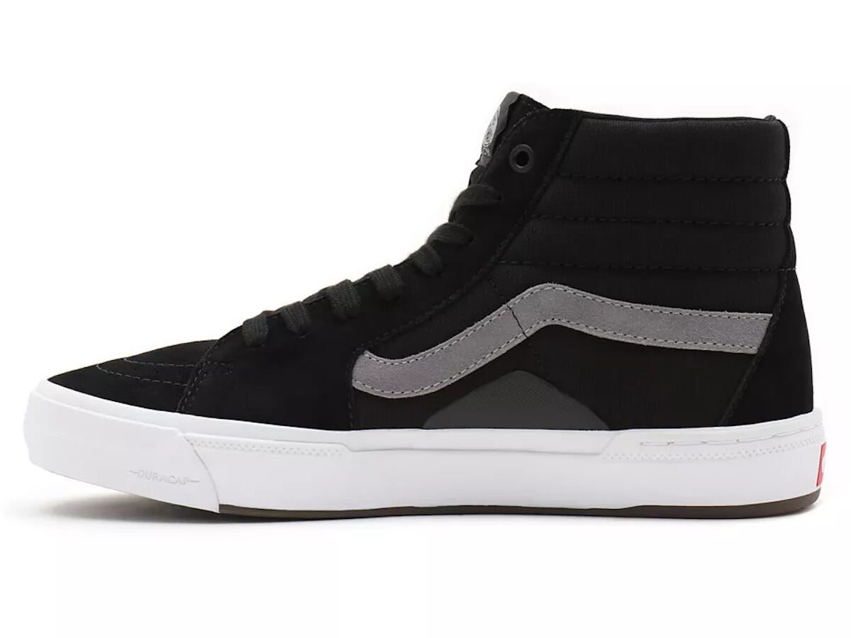 vans sk8 hi black and grey