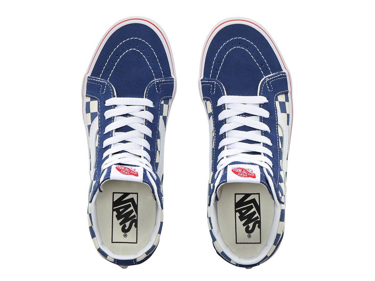 vans navy white