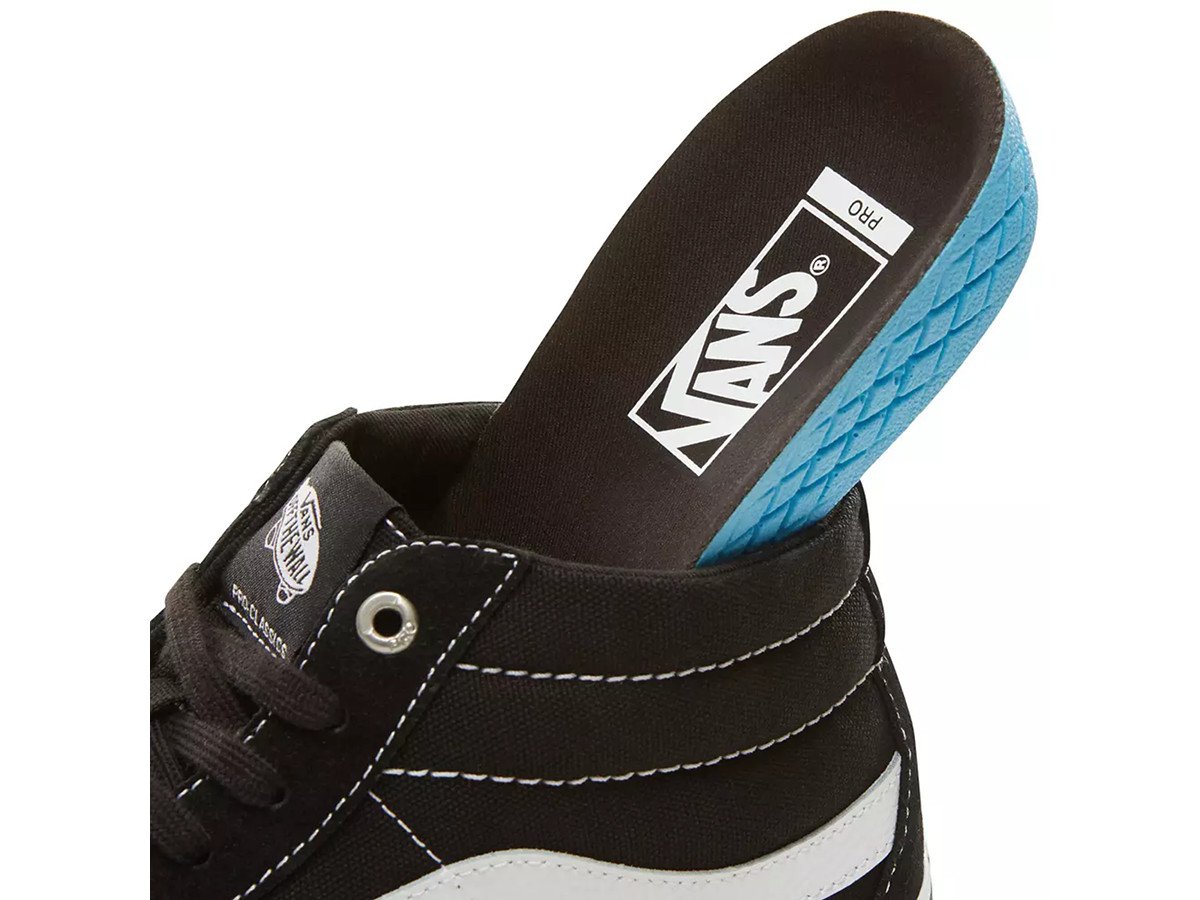 vans sk8 mid pro black white
