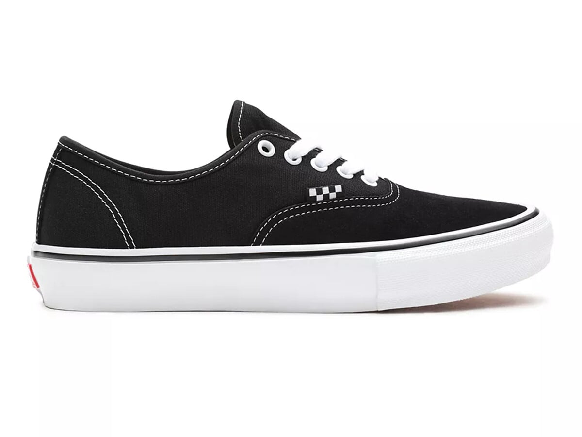 vans shoes black n white