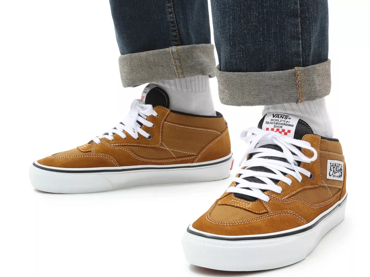 brown vans half cab