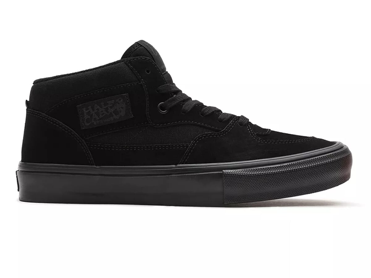 vans half cab black black