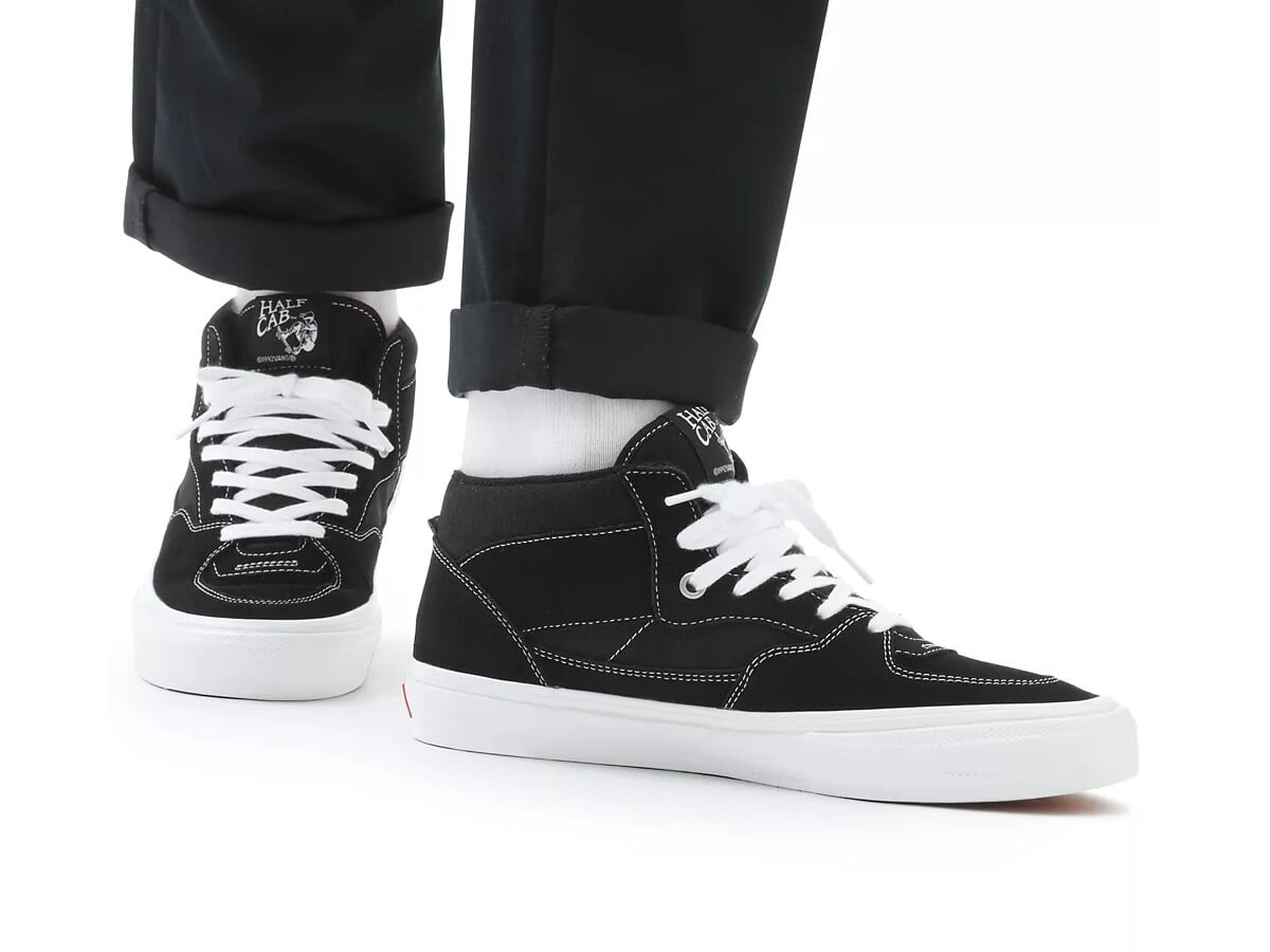 vans half cab black black