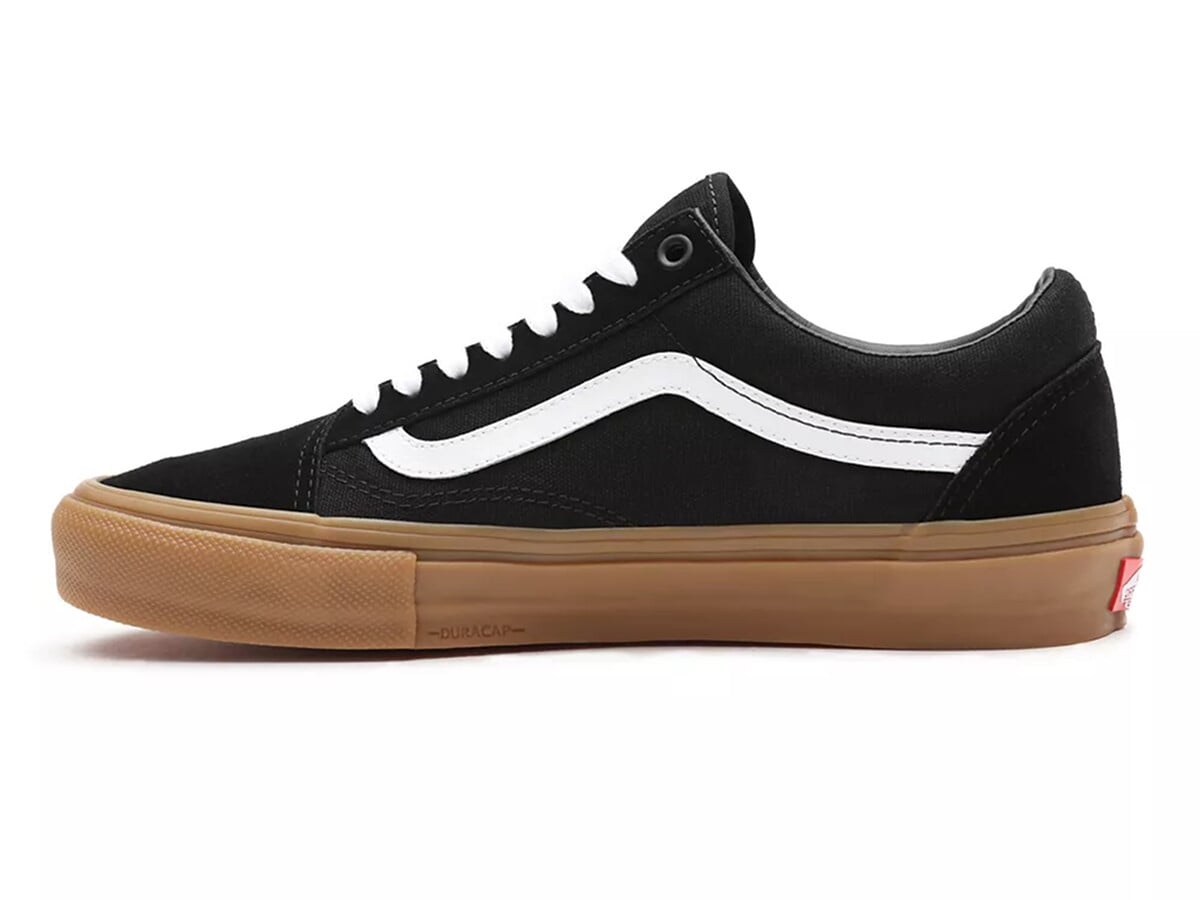 vans black and gum old skool