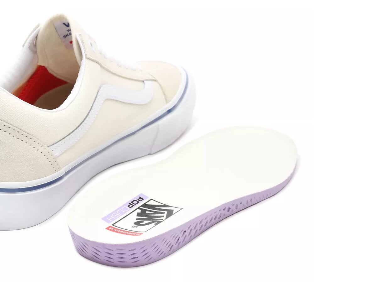 vans old skool skate shoe white