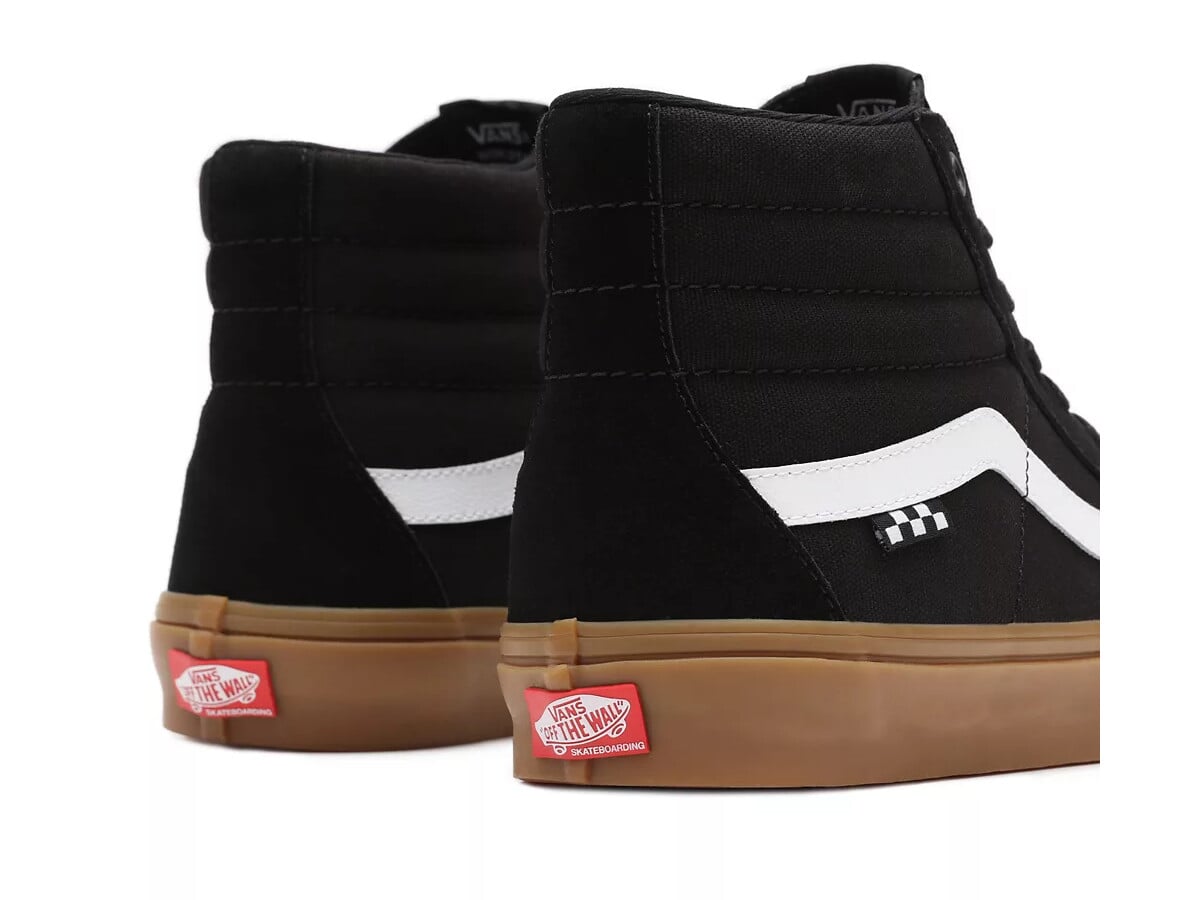 vans sk8-hi pro shoes - black/gum