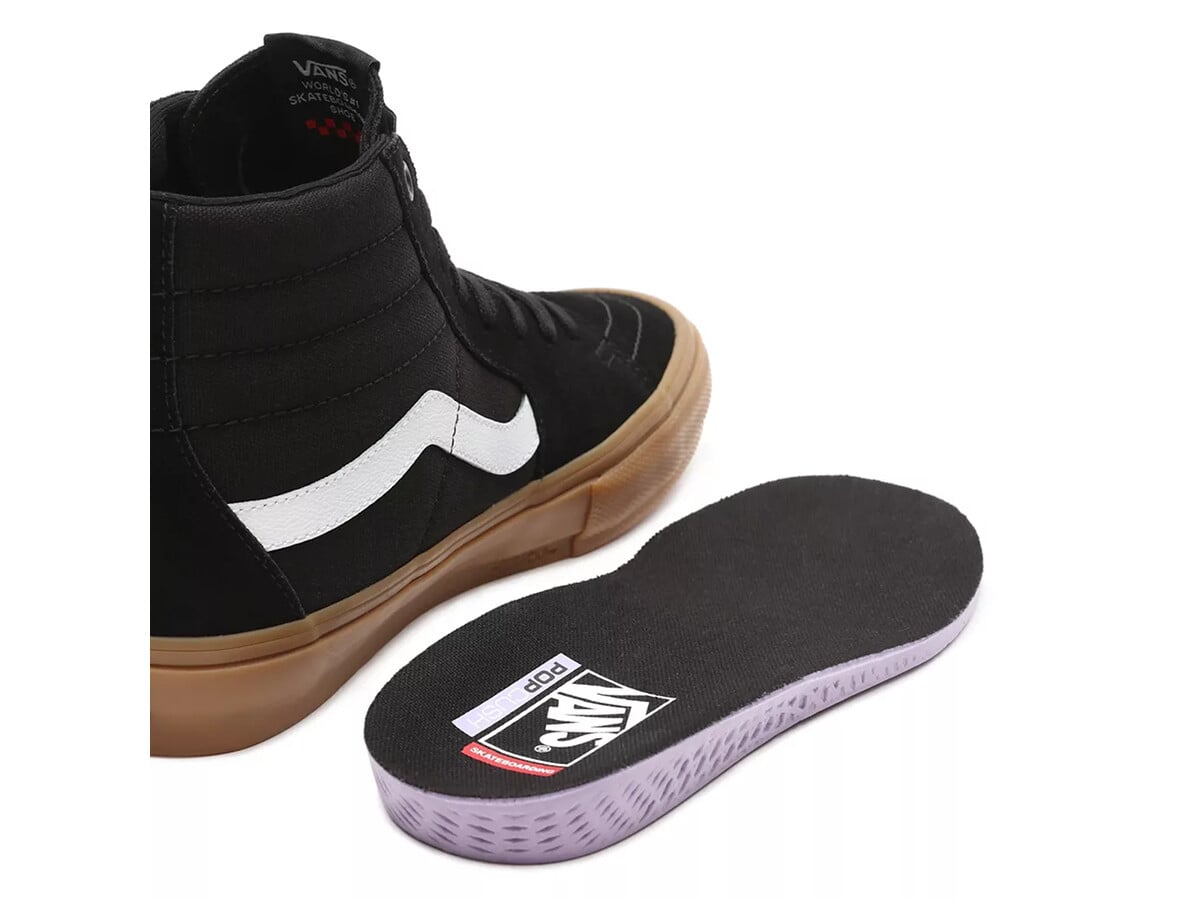 black vans skate shoes