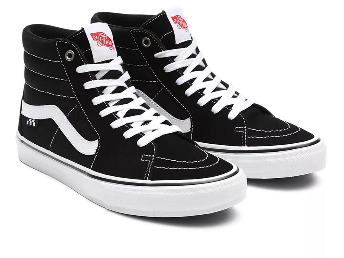 Vans Womens Sk8-Hi Platform Black / White – West NYC