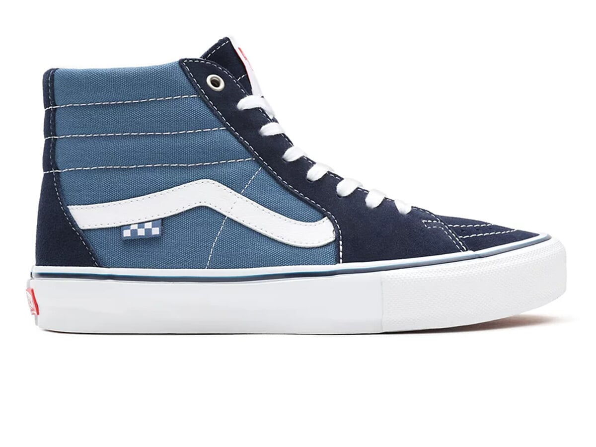 Vans "Skate Sk8-Hi" Shoes Navy/White | kunstform BMX & Mailorder shipping