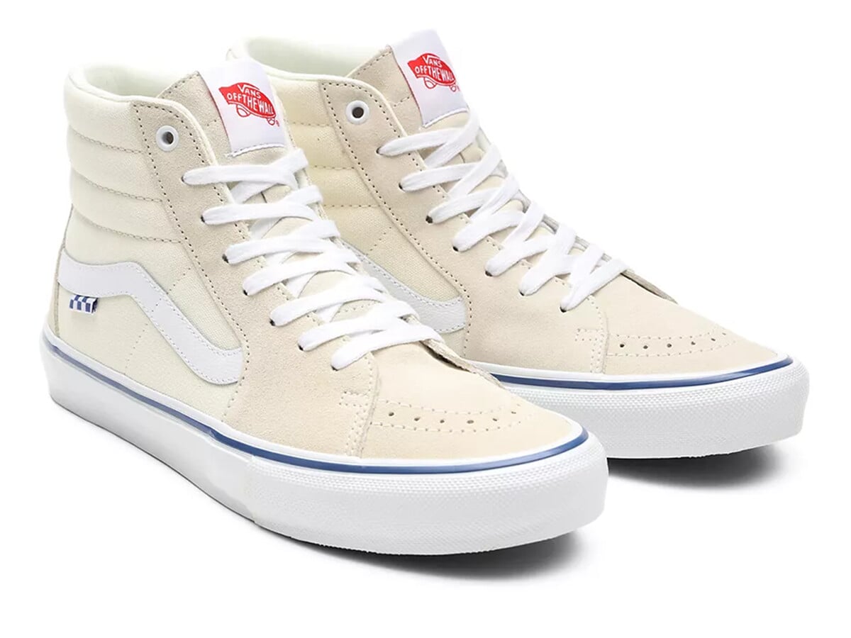 vans sk8 hi white white