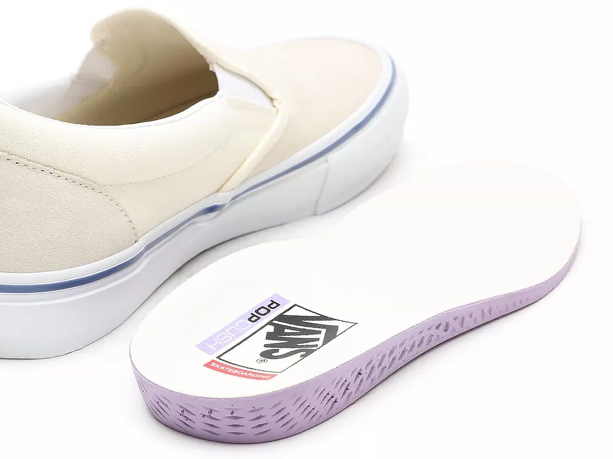 vans slip on pro off white