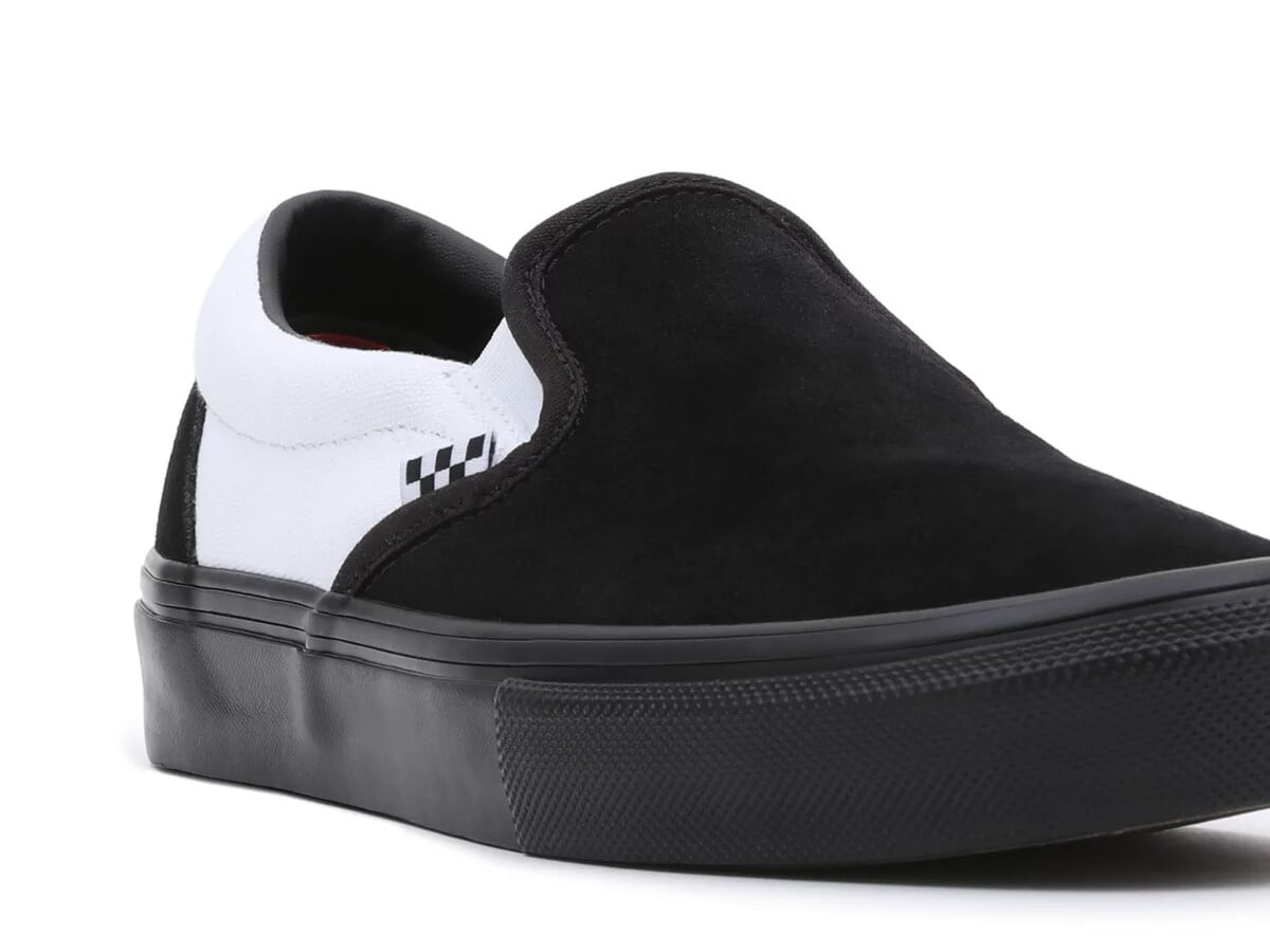 "Skate Slip-On" Shoes Black/White | kunstform BMX Shop Mailorder - worldwide shipping