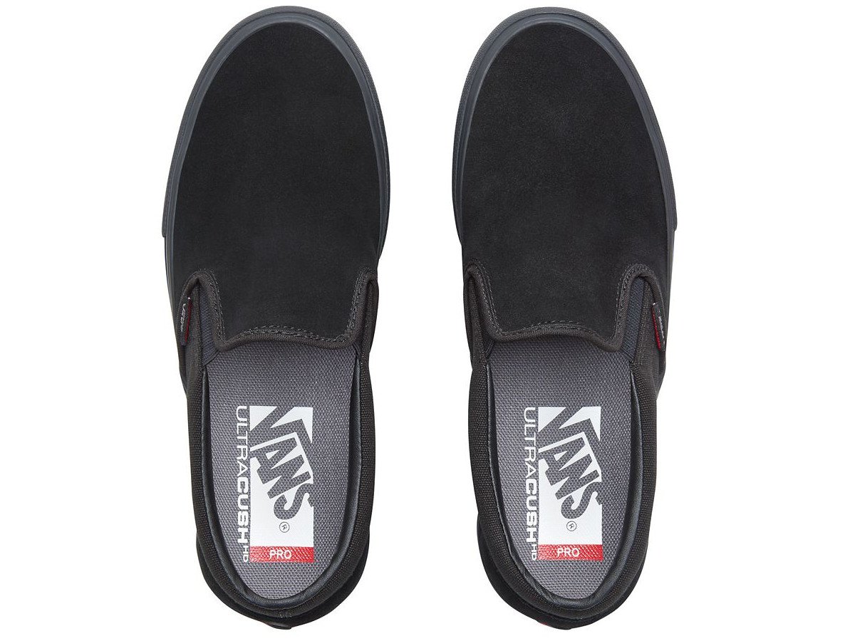 vans slip on pro black