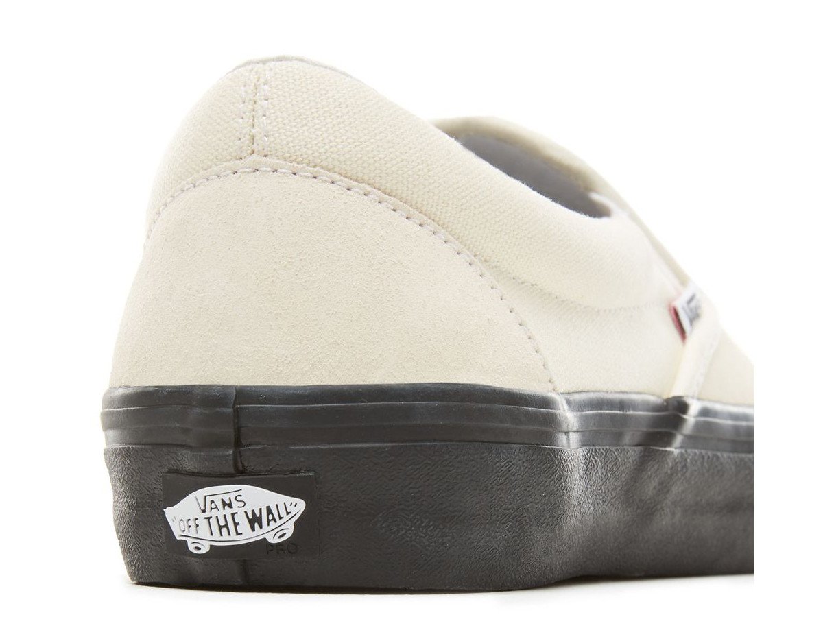 Vans Slip On Pro Shoes Classic White Black Kunstform Bmx