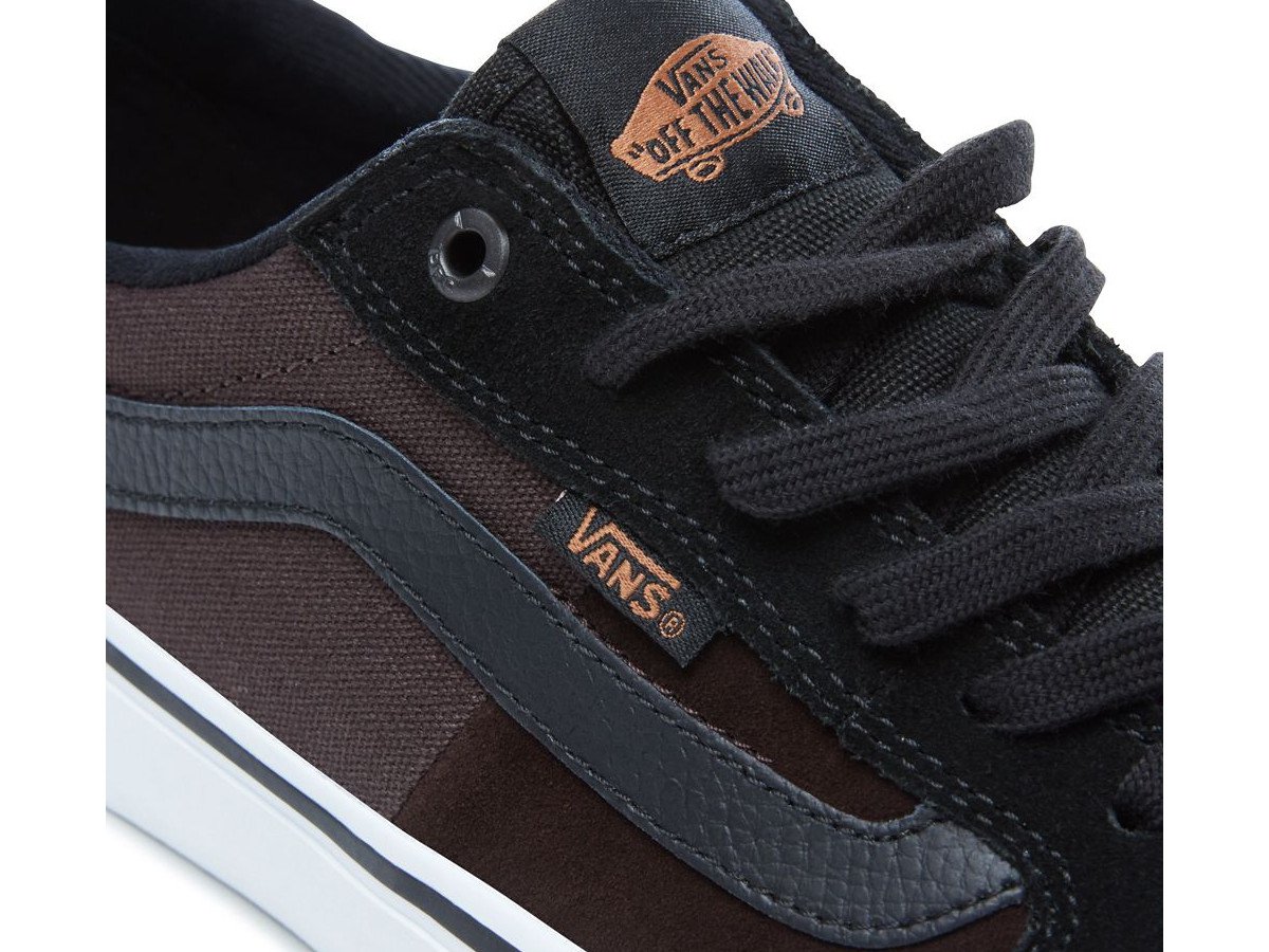 vans shoes black and brown