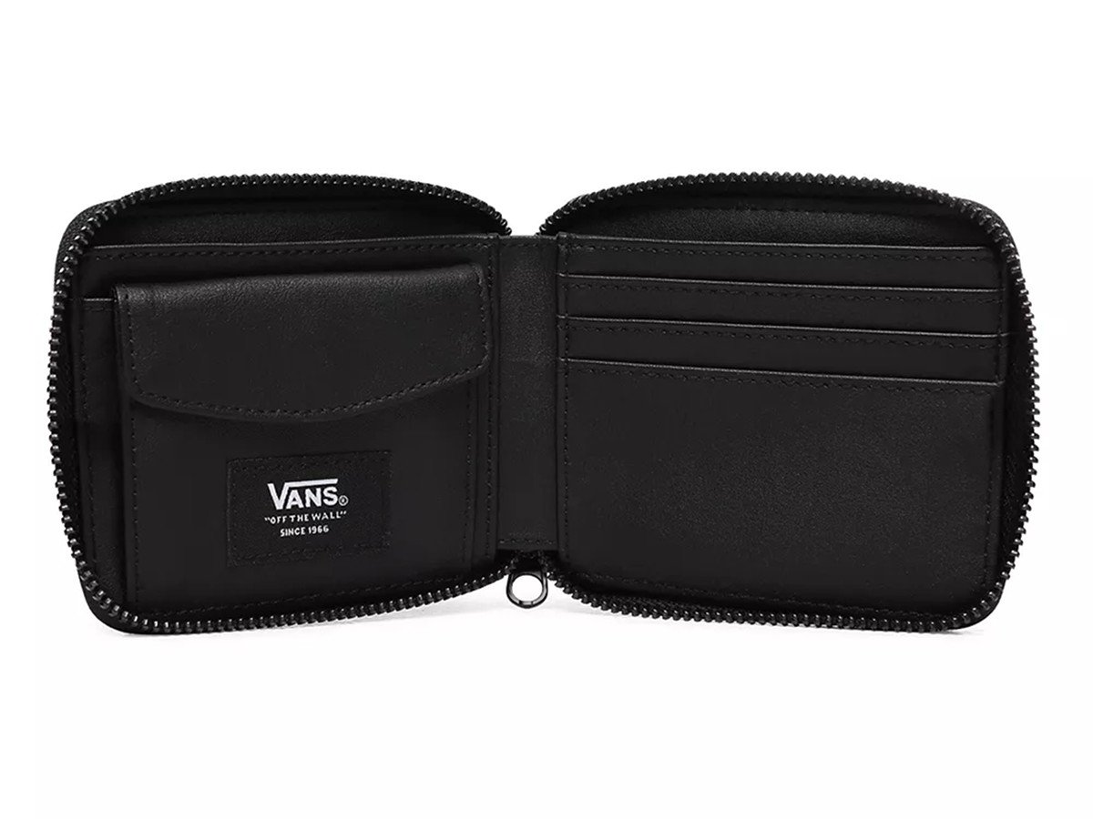 Vans "Tour Zip" Wallet Black kunstform BMX Shop & Mailorder