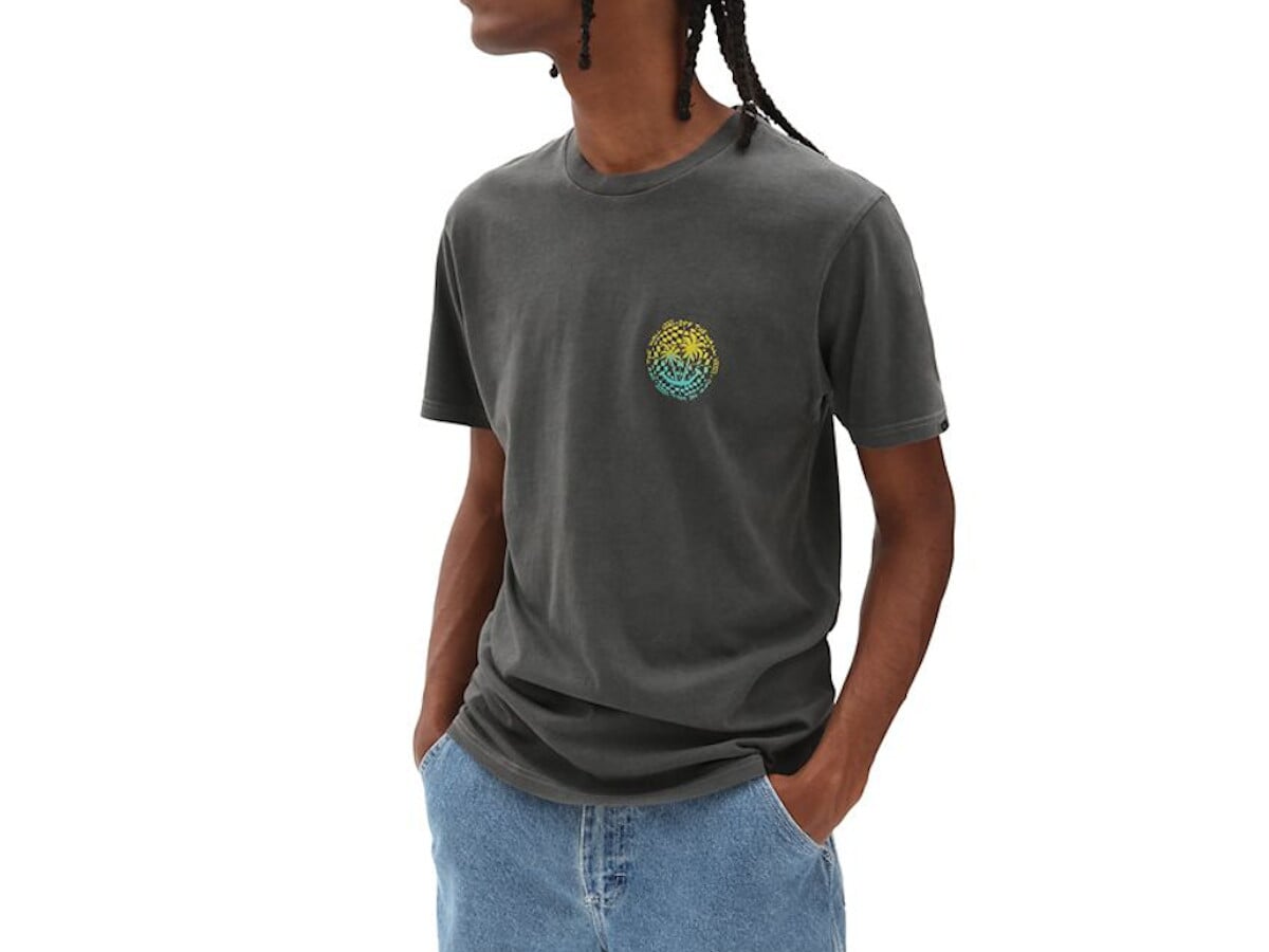 vans pineapple pocket tee