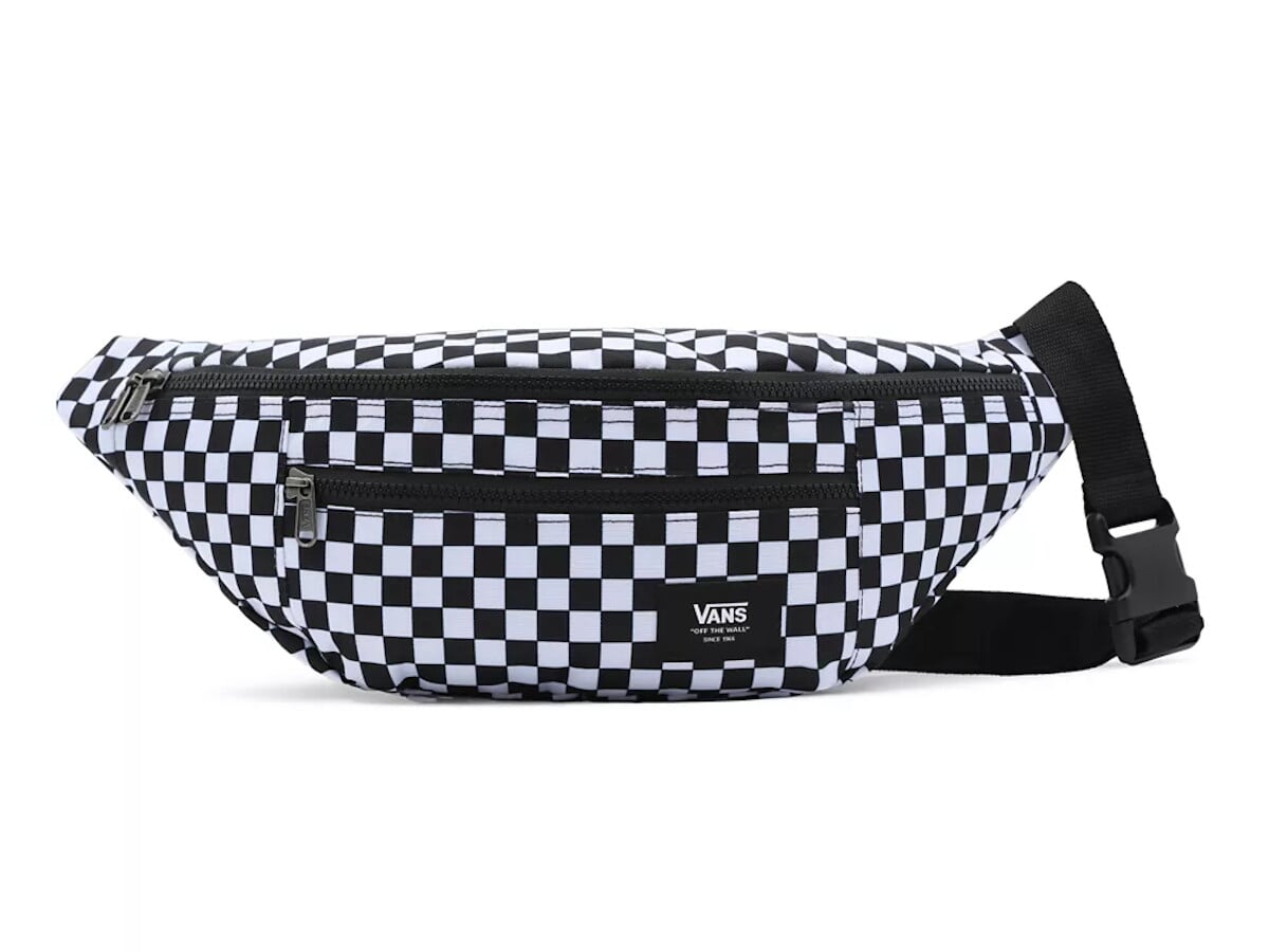 "Ward" Shoulder Bag - Black-White Check | kunstform BMX Shop & Mailorder - worldwide