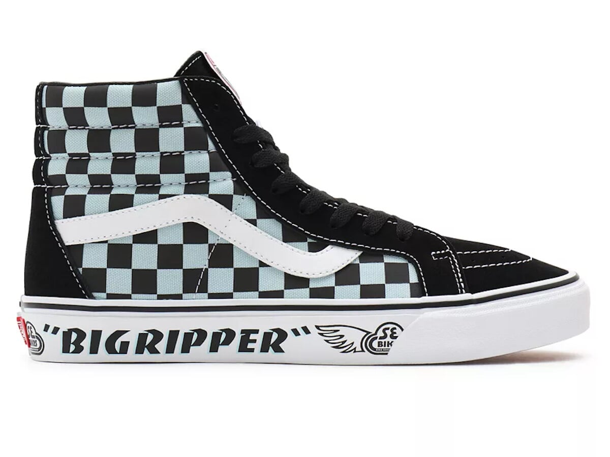 leeuwerik Blind Beginner Vans X SE Bikes "Sk8-Hi Reissue" Shoes - (SE Bikes) Big  Ripper/Black/Plume/Reflective Check | kunstform BMX Shop & Mailorder -  worldwide shipping