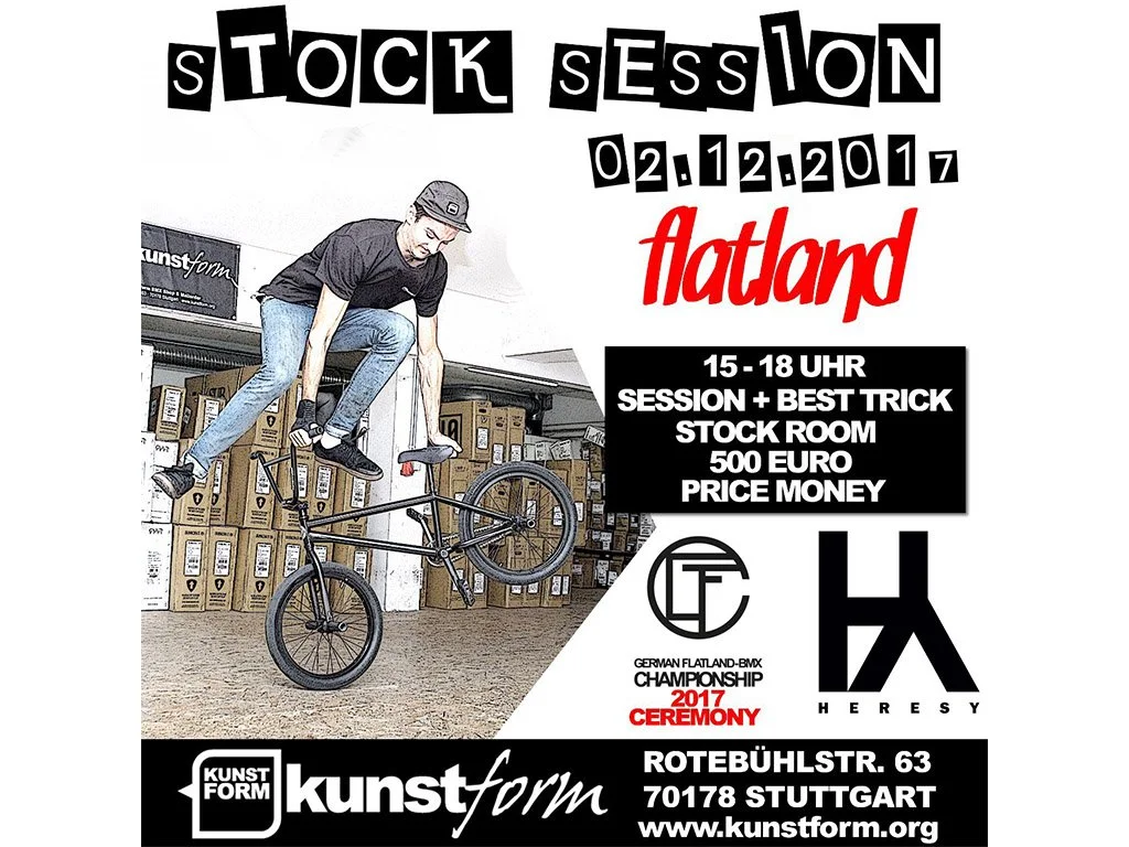 Kunstform Stock Session BMX Flatland Contest 2017