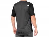 100 Percent "Airmatic II" Jersey T-Shirt - Black/Charcoal