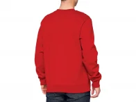 100 Percent "Manifesto Crewneck" Pullover - Chilli Pepper