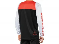 100 Percent "R-Core" Jersey Longsleeve - Black/Racer Red