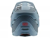 100 Percent "Status BMX/Downhill" Fullface Helmet - Caltec/Grey/Red