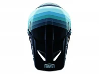 100 Percent "Status BMX/Downhill" Fullface Helm - Drop/Steel Blue/Black