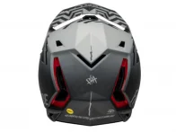 Bell "Full-10 Spherical" Fullface Helmet - Matte Gray/Black Fasthouse