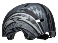 Bell "Local" BMX Helm - Matte Black/Gray Psycho
