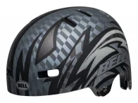 Bell "Local" BMX Helm - Matte Black/Gray Psycho