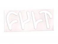 Cult "Die Cut" Sticker