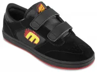 Etnies X Santa Cruz "Little Kids Windrow" Shoes - Black/Red/Black