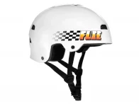 FUSE "Alpha" BMX Helmet - Glossy White Speedway