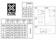 FUSE "Alpha Rental" Elbow Pads - Black/Orange