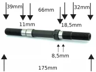 Federal Bikes "Motion Freecoaster" Axle
