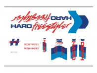 Haro Bikes "1986 FST" Stickerset