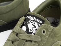 Higher "Crypt Suede" Shoes - Olive/Black