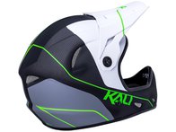 Kali Protectives "Alpine Carbon Pulse" Fullface Helm - Matt Black/Green