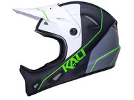 Kali Protectives "Alpine Carbon Pulse" Fullface Helm - Matt Black/Green