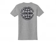 LucruBMX "Global" T-Shirt - Heather Grey