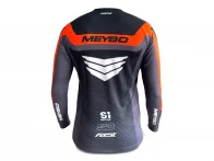 Meybo "Race V6 Slim Fit Jersey" Longsleeve - Black / Orange
