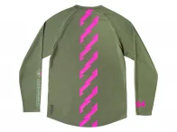 Muc-Off "Long Sleeve Riders" Jersey - Green/Pink