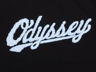 Odyssey BMX "Cloudy" T-Shirt - Black/Light Blue