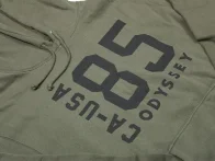 Odyssey BMX "Import" Hooded Pullover - Olive/Black