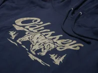 Odyssey BMX "Roam" Hooded Pullover - Navy with Olive Ink