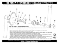 Odyssey BMX "Thunderbolt DJ" MTB Kurbel